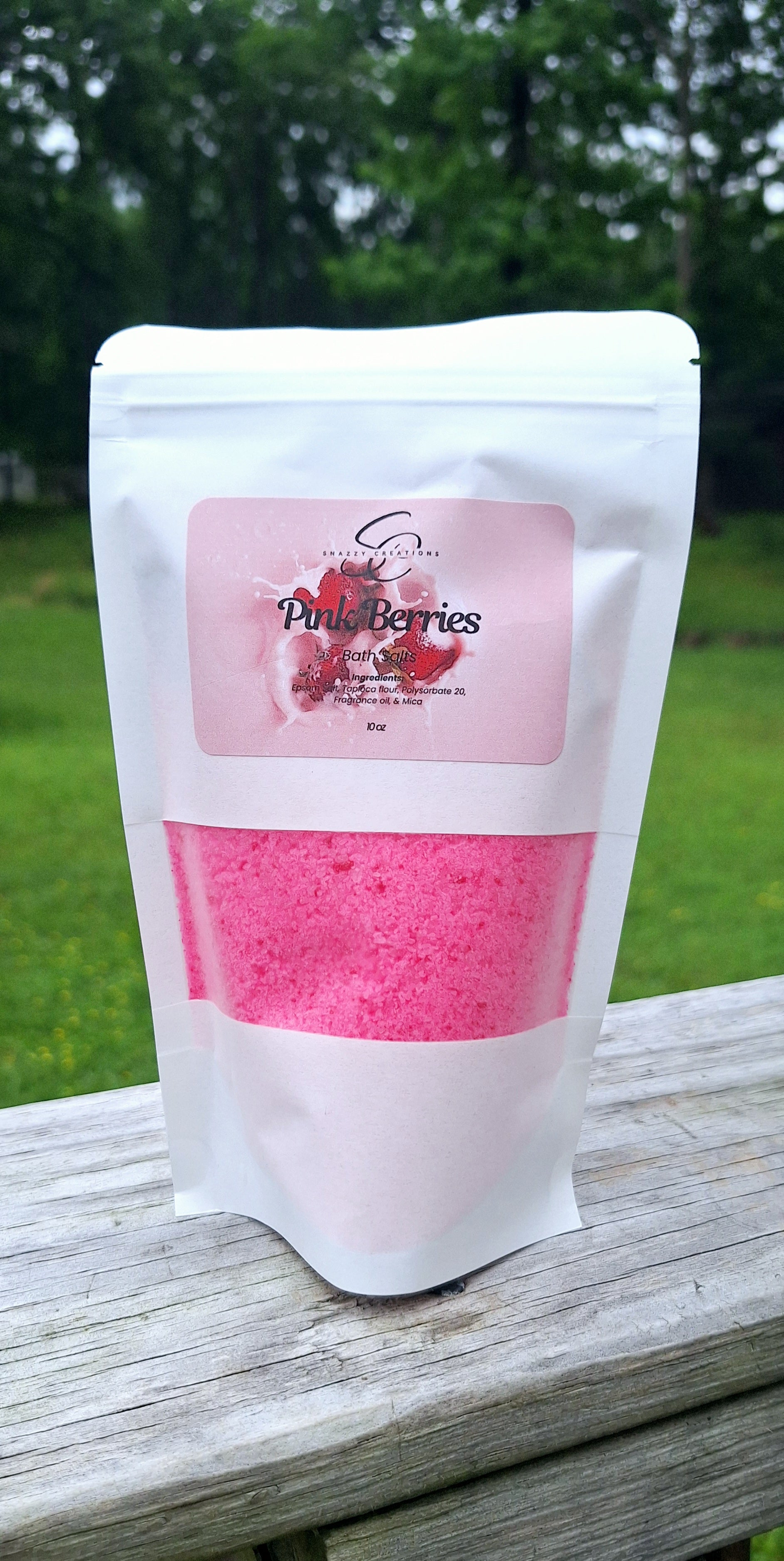 Pink Berries Bath Salts